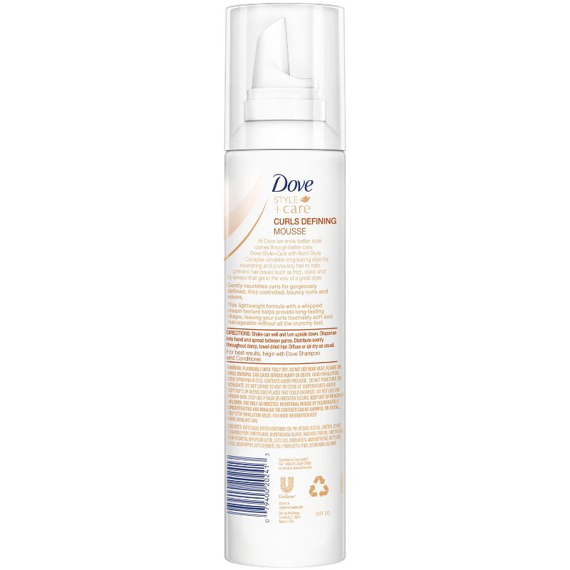 Dove Beauty Style + Care Curls Defining Mousse - 7oz
