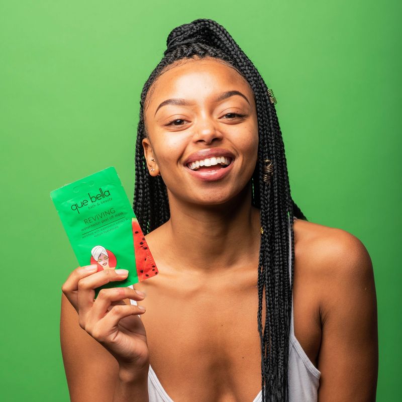 Que Bella Reviving Watermelon Peel Off Face Mask - 0.35oz