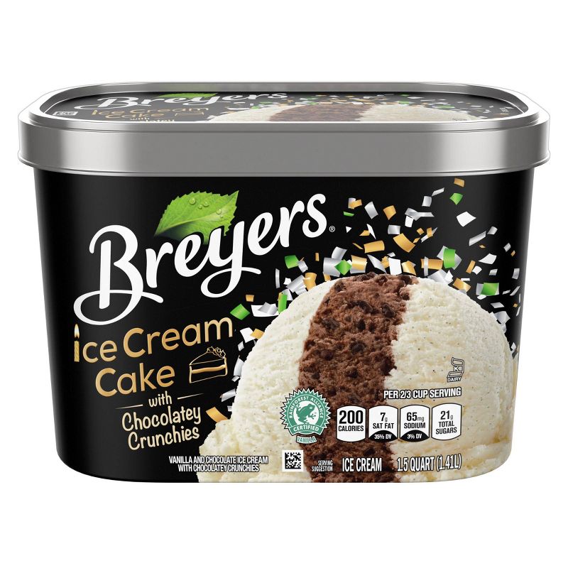 Breyers Ice Cream Cake with Chocolatey Crunchies Ice Cream - 48oz
