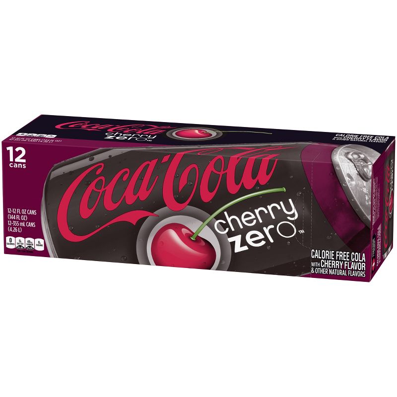 Coca-Cola Cherry Zero - 12pk/12 fl oz Cans
