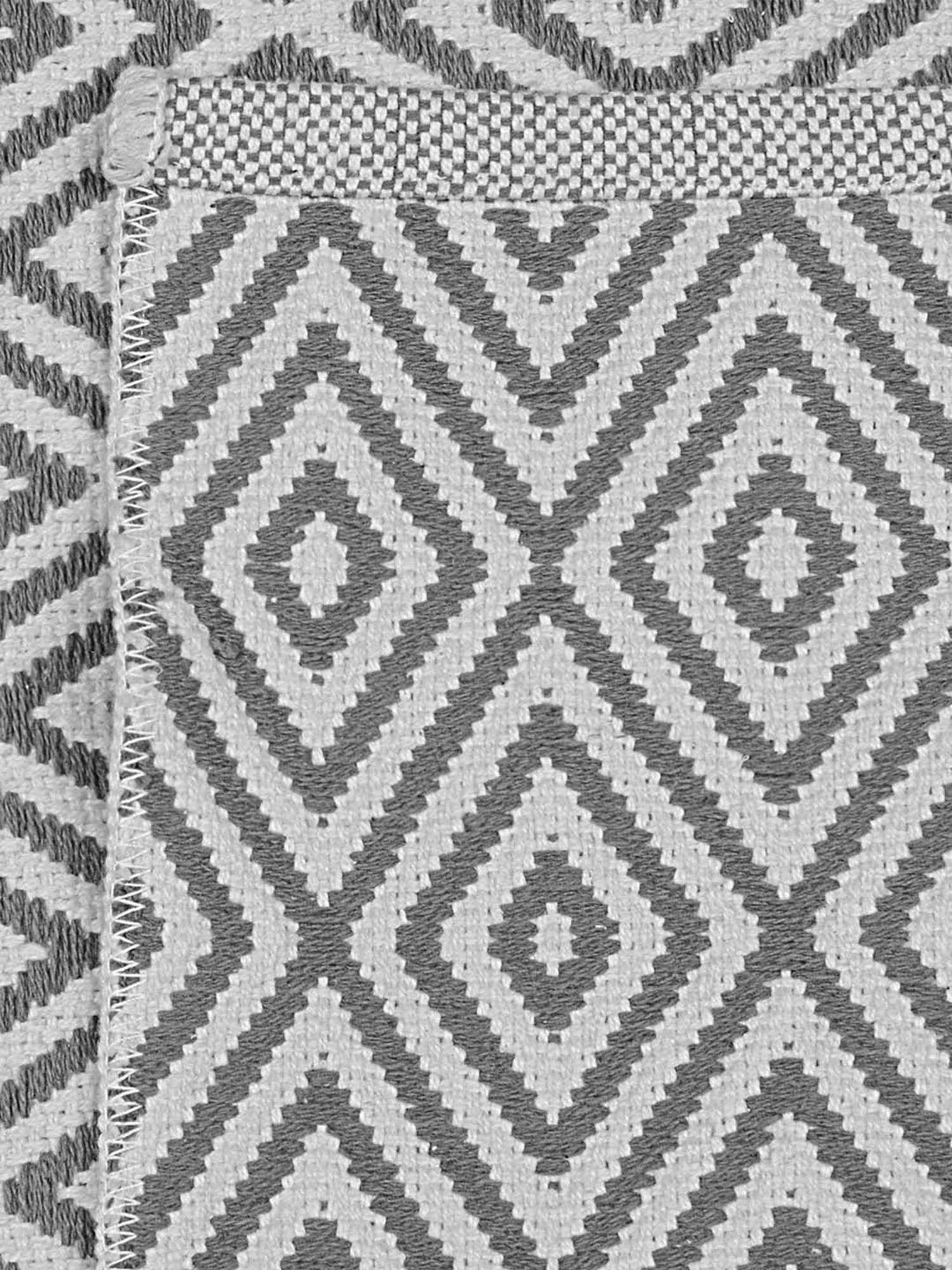 Saral Home Grey Cotton Rug - Set of 1