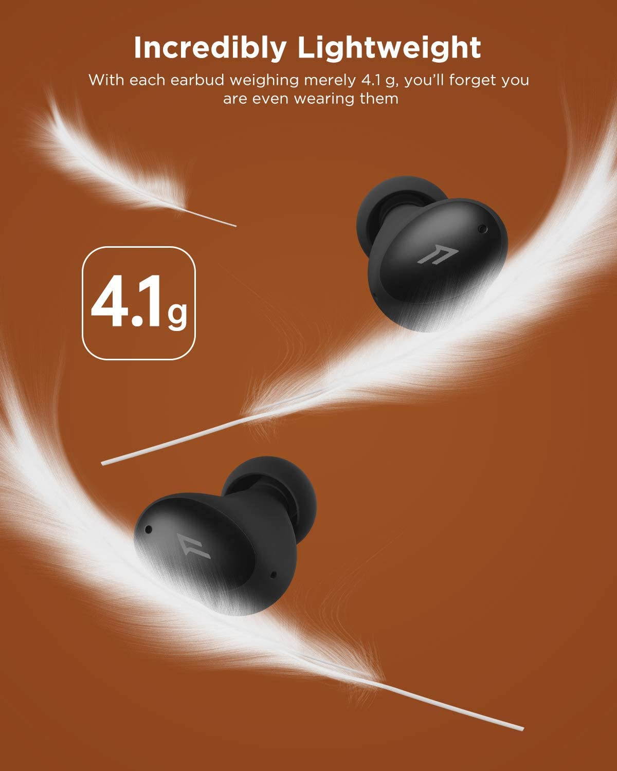 1MORE ColourBuds True Wireless Earbuds, Premium Bluetooth Earphones with Super Light-Weight Design, IPX5 Water Resistant, 22H Playtime, and Dual ENC Mic, for Workout, Sports, Home Office, Black
