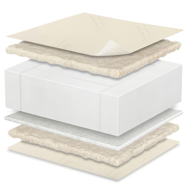 Comforpedic from Beautyrest Dual Sided Crib/Toddler Mattress - Gray