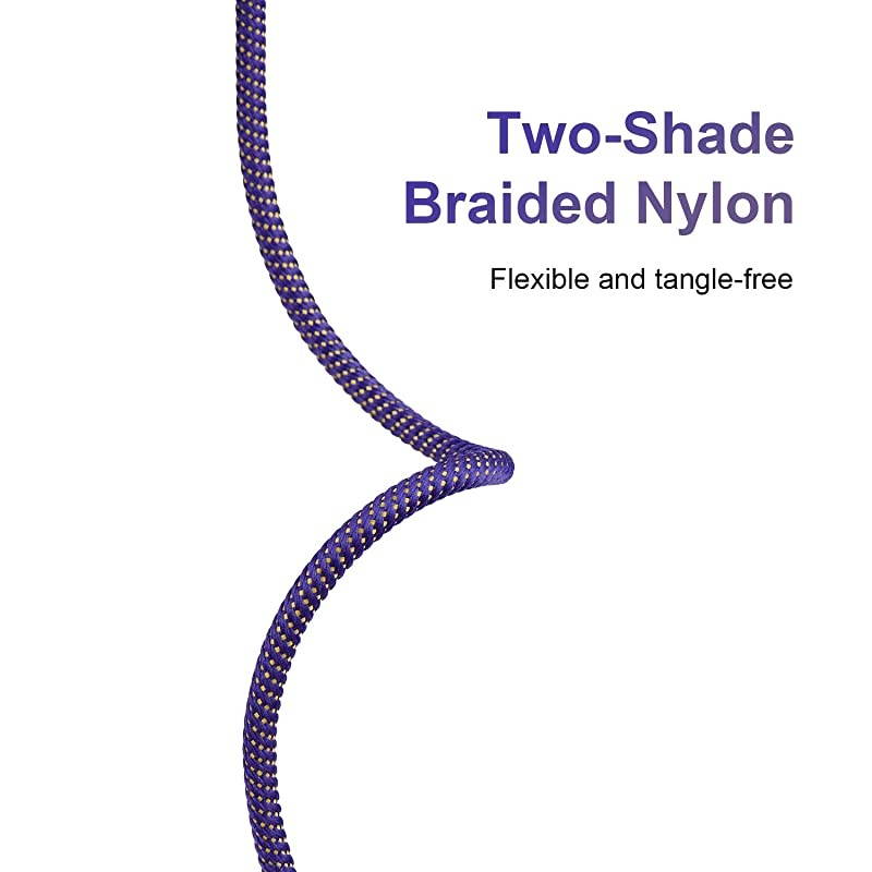 Charger CableCharging Cable MFi Certified 3 Pack 3foot Nylon Braided Cables Syncing and Fast Charging Cord Compatible with XSMaxXRX88P77P66PiPad