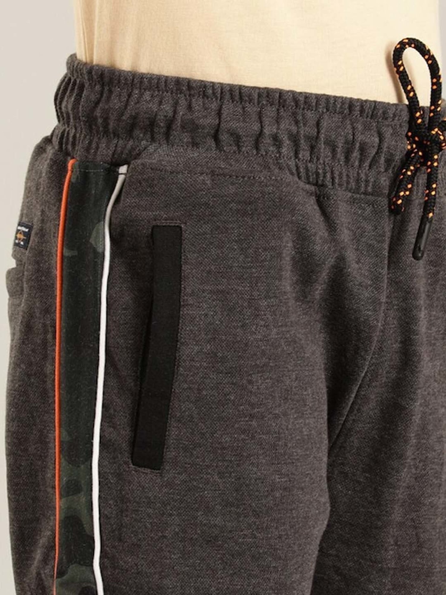 Indian Terrain Kids Grey Regular Fit Joggers