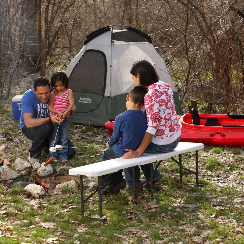 Folding Bench White Granite - Lifetime