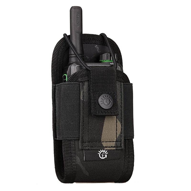 Nylon Radio Holster Universal Radio Case Lightweight Military Interphone Storage Bag Pouch for Molle System Walkie Talkies Holster Accessories