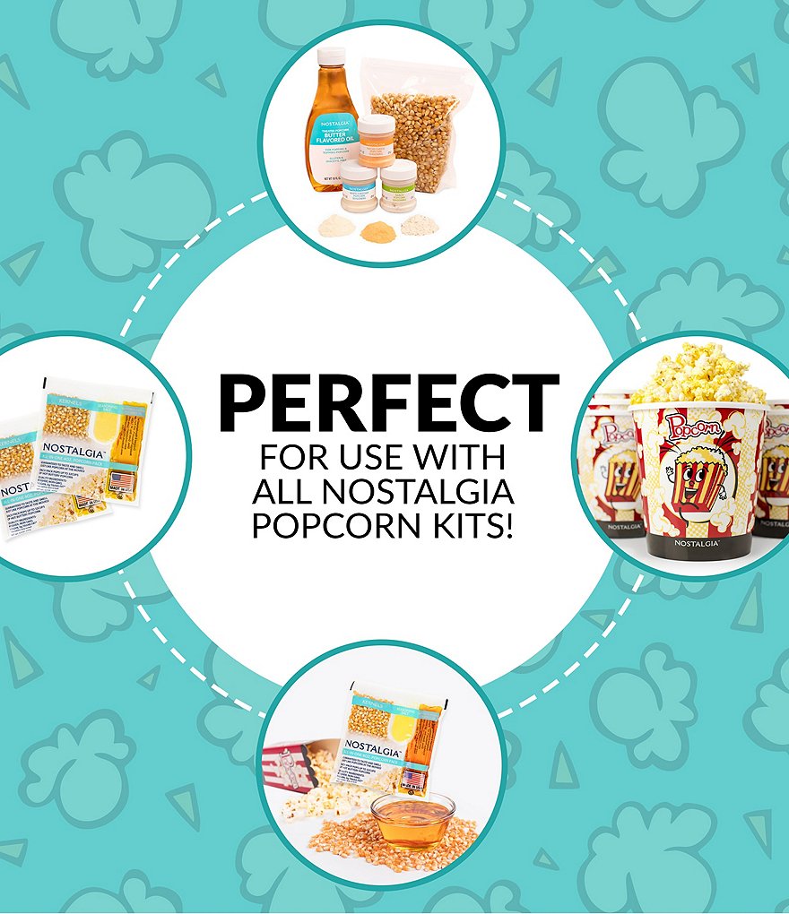 Nostalgia Electrics 6-Quart Stirring Speed Popcorn Popper, Black Stainless Steel