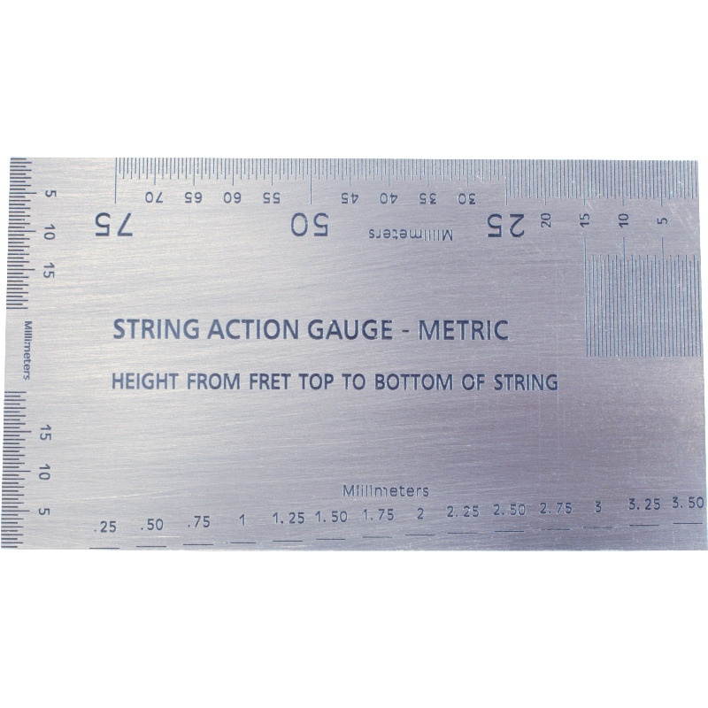 String Action Gauge - Measurement Tool, Type: Metric