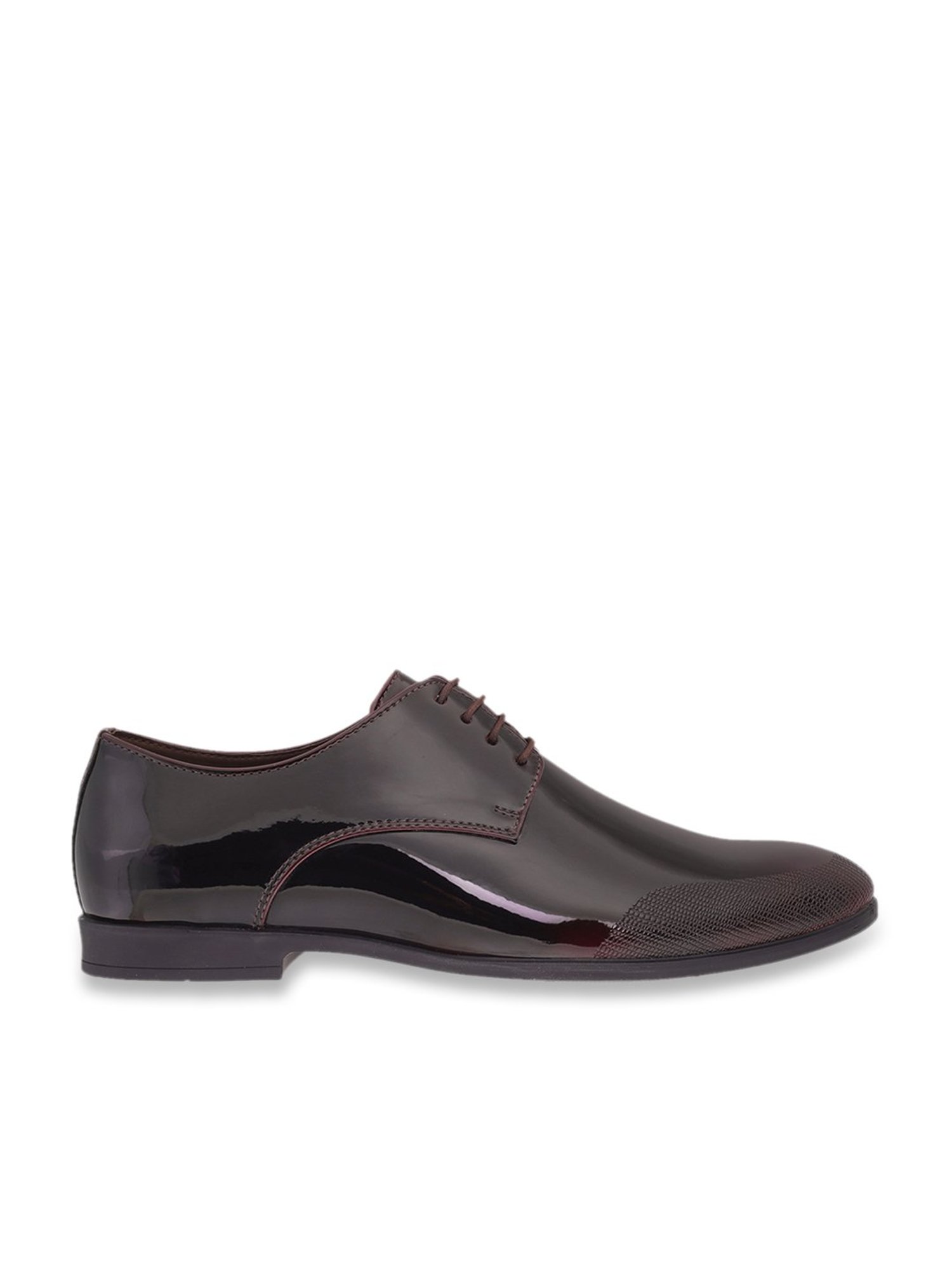 Walkway Men's Wine Derby Shoes