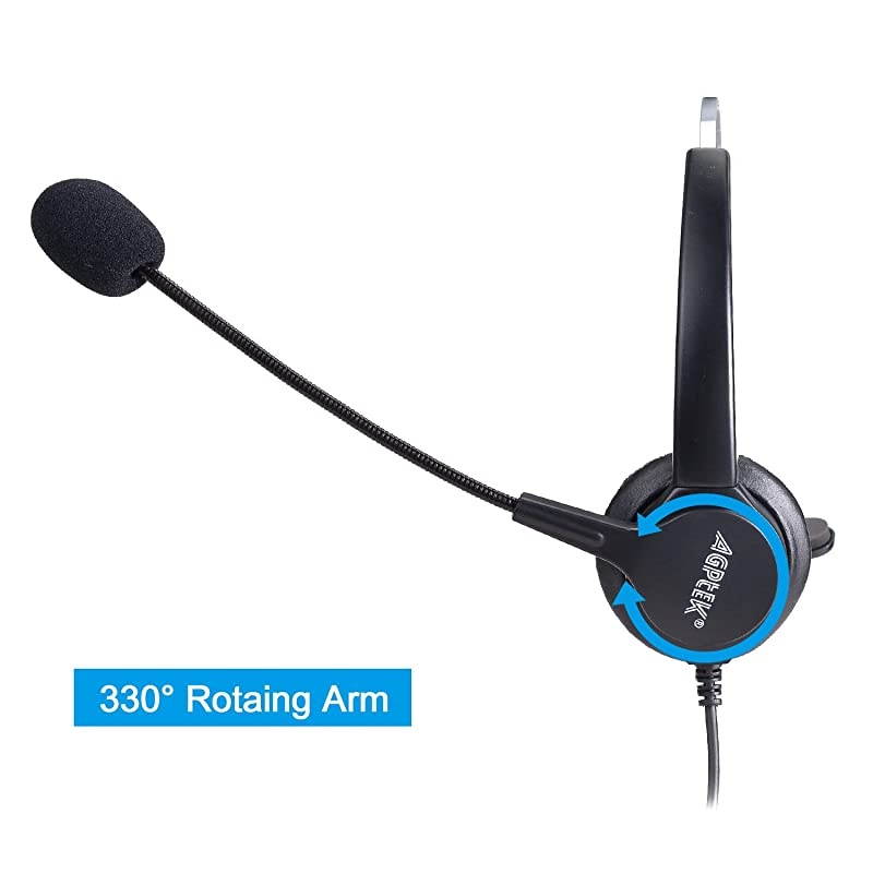 Call Center Dialpad Headset Telephone with Tone Dial Key Pad & REDIAL