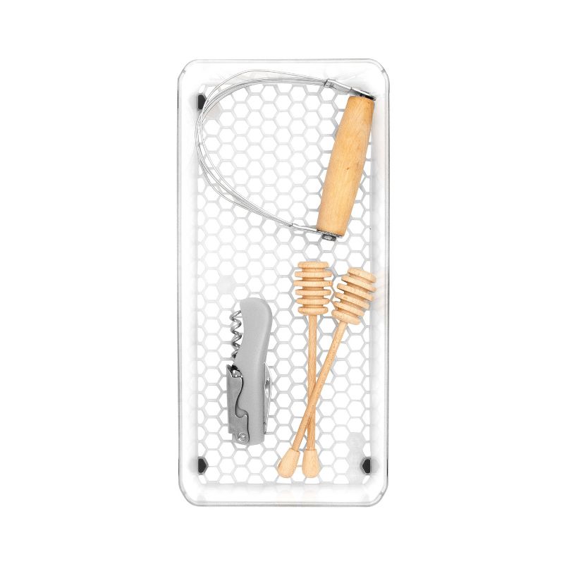 6"x12" Hexa Drawer Organizer Clear - Spectrum Diversified