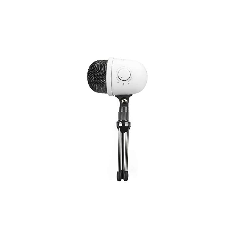 Basics Desktop Mini Condenser Mic Microphone White