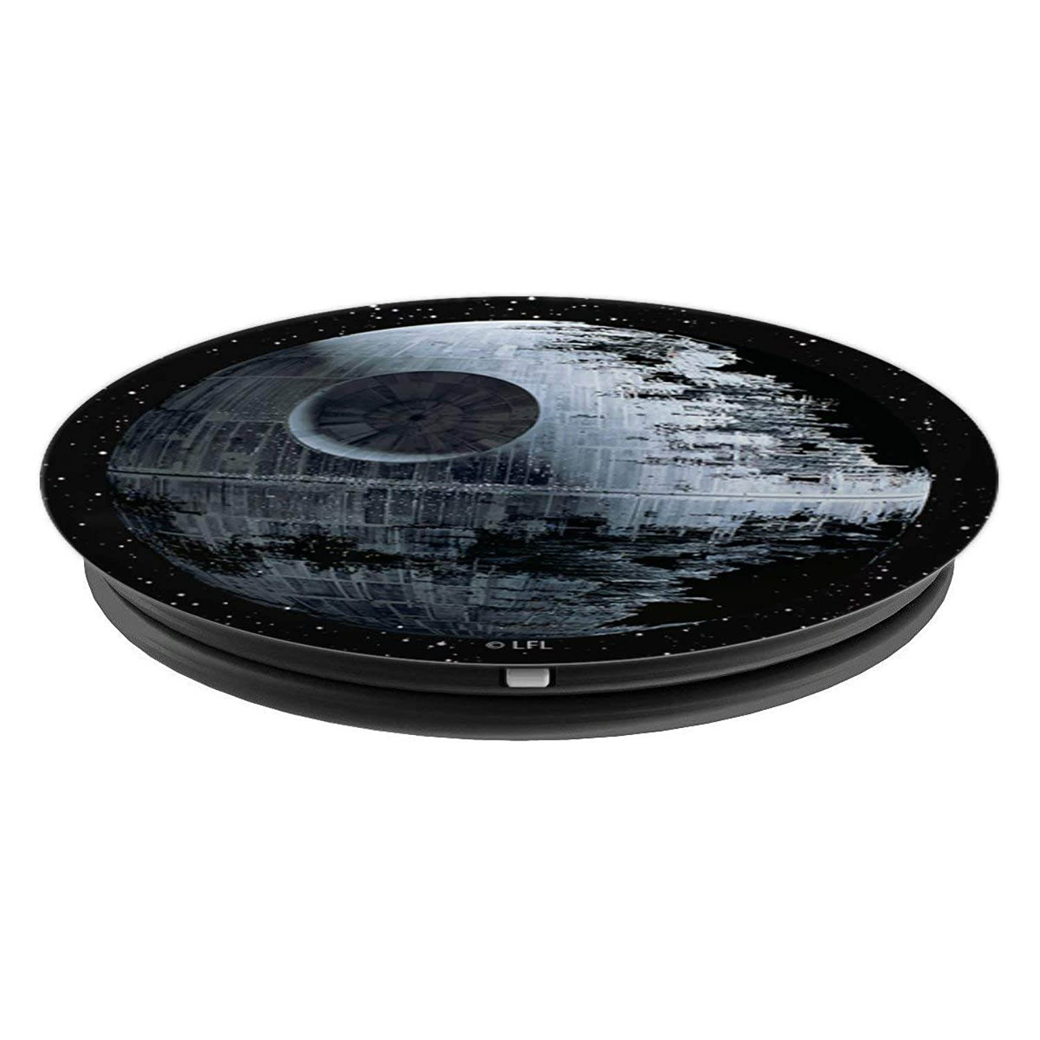 Star Wars Death Star Up Close In The Sky PopSockets Grip and Stand for Phones and Tablets
