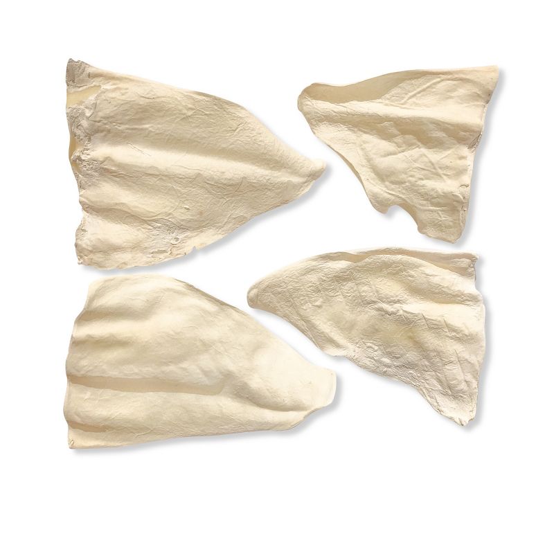 Baxter Boy White Cow Ears Beef Dog Treats - 15pk