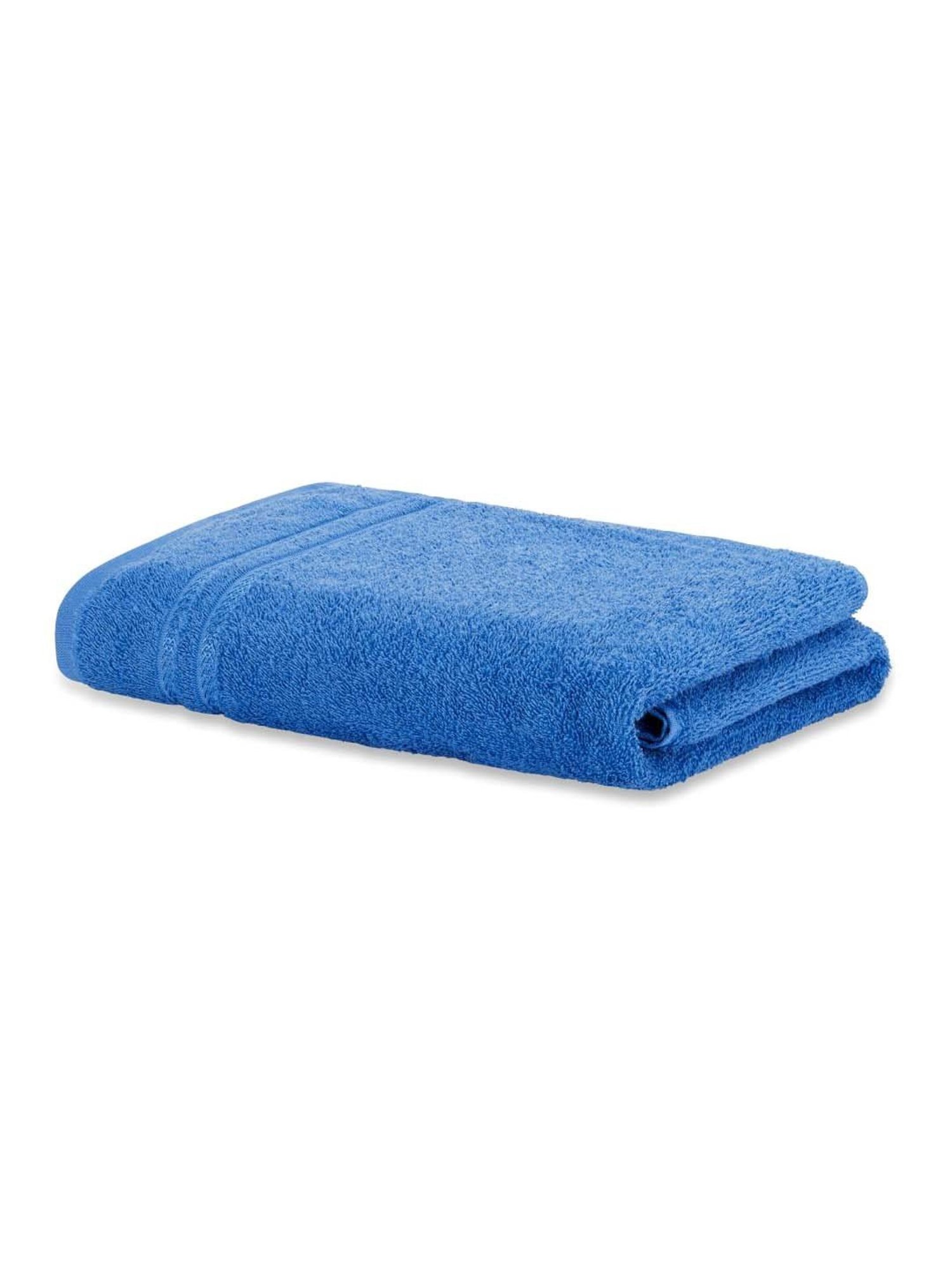 Welspun Quik Dry Blue Cotton 380 GSM Bath Towel