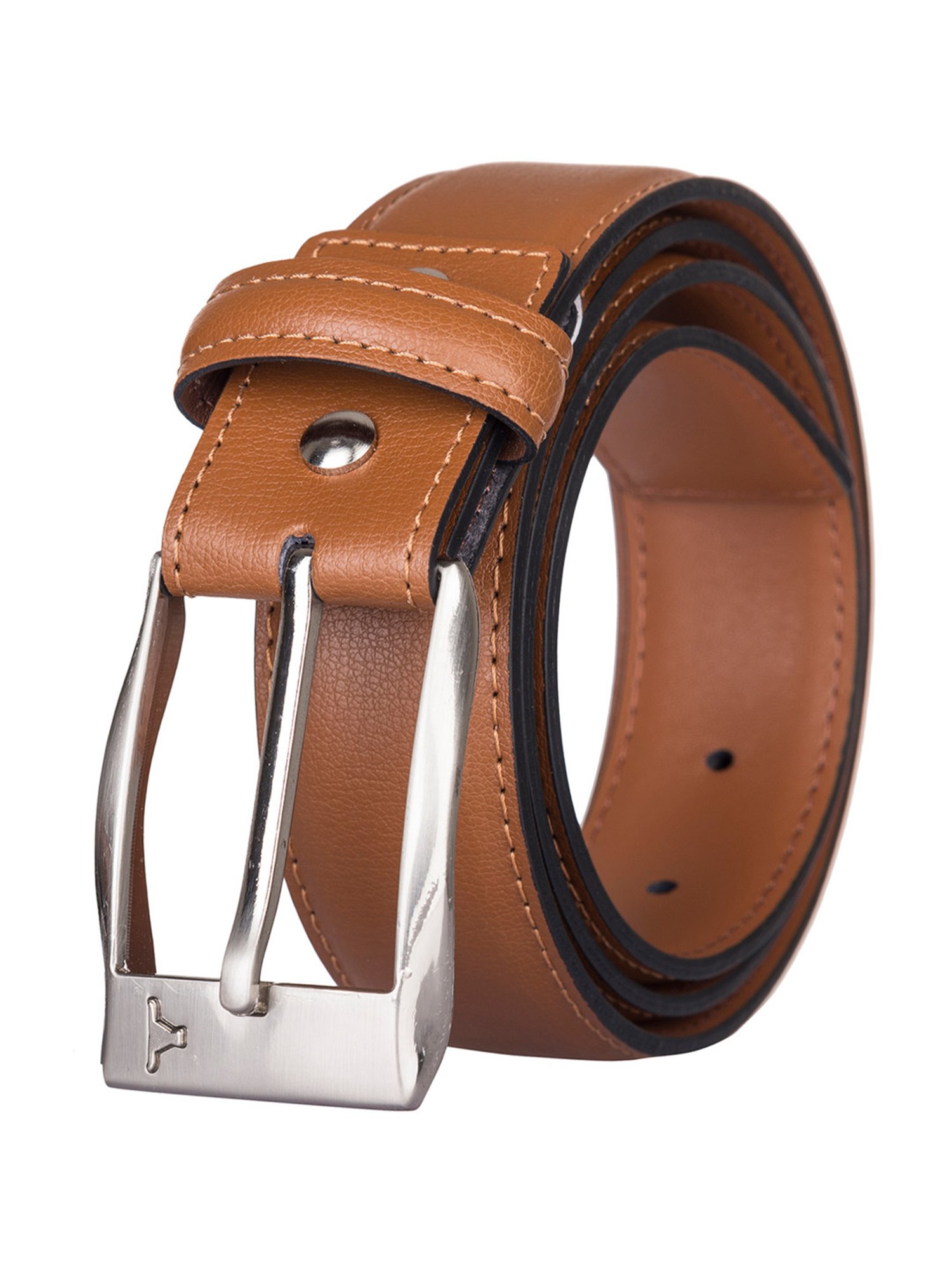 BULCHEE Tan Leather Formal Belt for Men