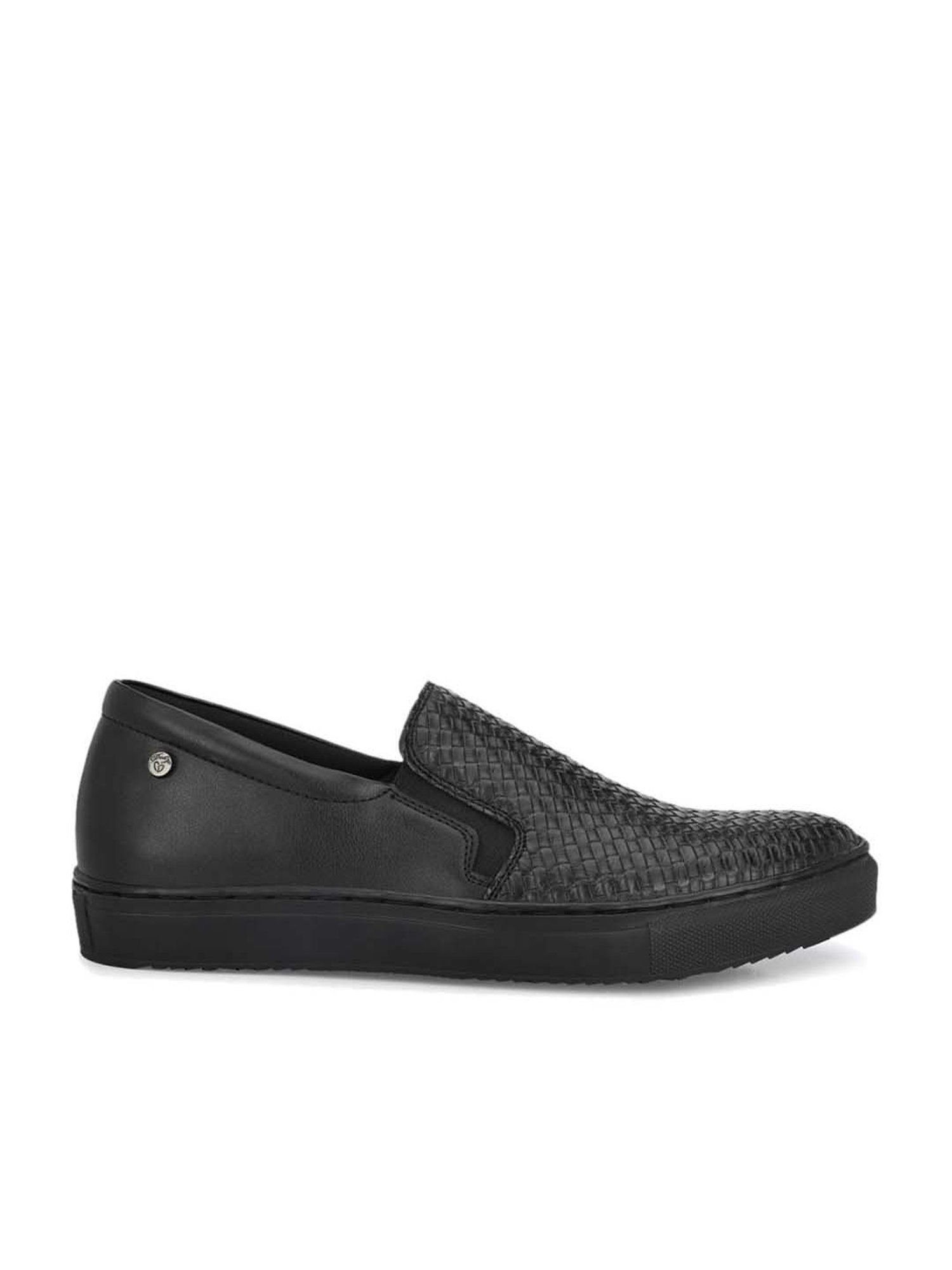 Delize Men's Black Casual Loafers