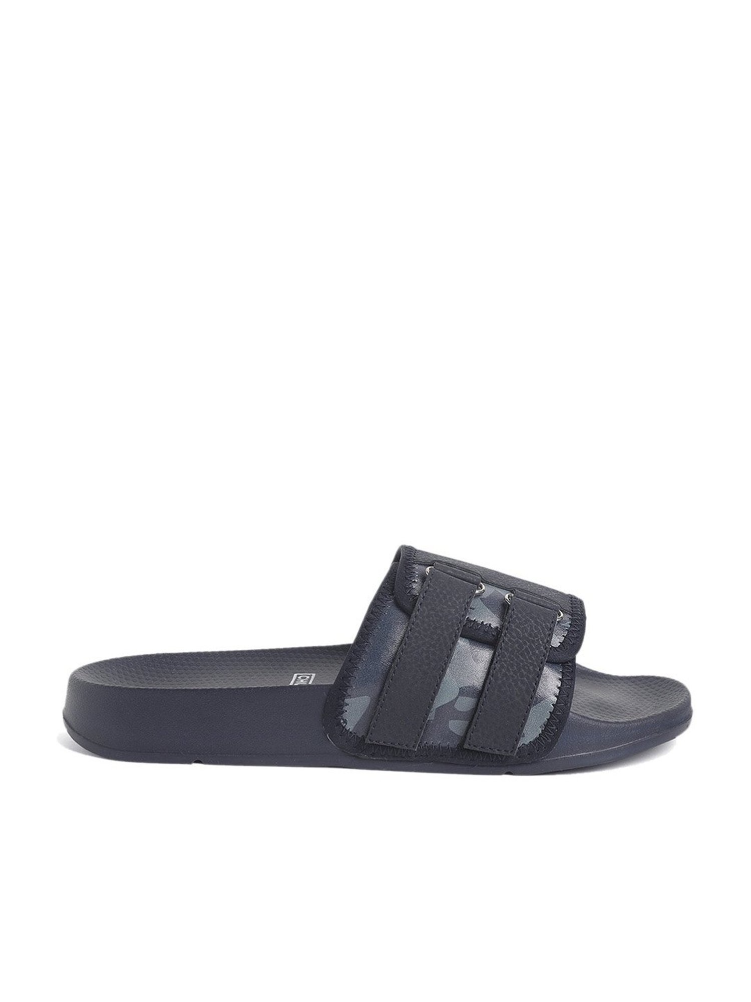 Chupps Men's Navy Slides