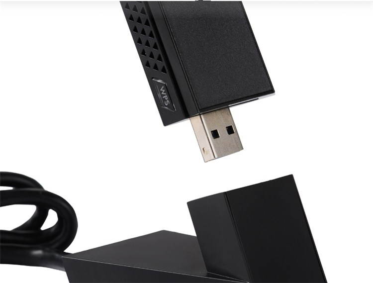 A6210 - AC1200 High Gain WiFi USB Adapter &mdash; 802.11ac Dual Band 2.4/5GHz USB 3.0 for Windows 7, 8, 10, XP, Vista