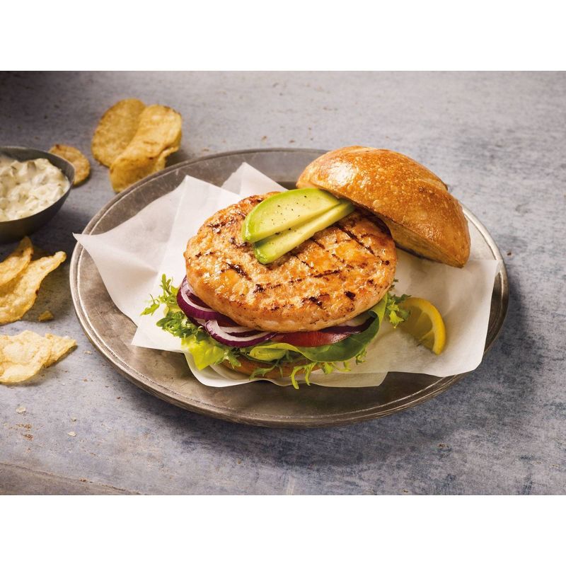 Trident Wild Caught Alaska Salmon Burgers - Frozen - 6pk/19.2oz