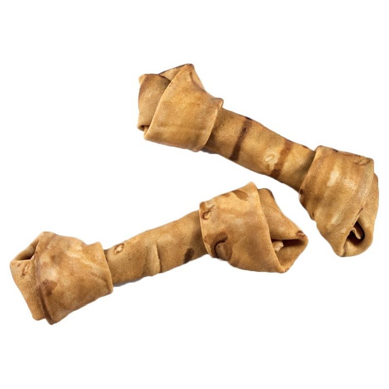 7'' Chicken Flavored Beefhide Bone Rawhide Dog Treats - 2ct - Boots & Barkley™
