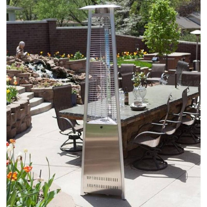 Commercial Glass Tube Portable Heater - Stainless Steel - AZ Patio Heaters