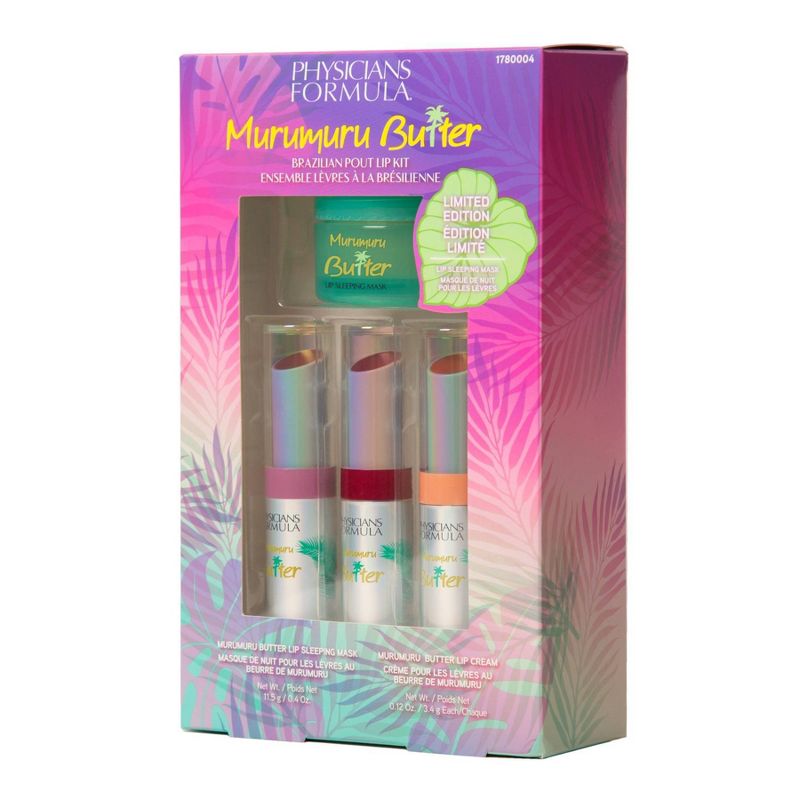 Physicians Formula Murumuru Butter Brazilian Pout Lip Kit - 4pc