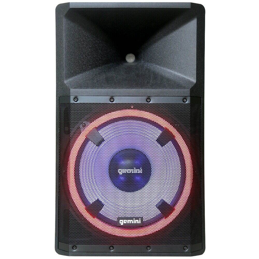 Gemini GSP-L2200PK Bluetooth 2200 Watt Speaker With Party Lights & Media Player
