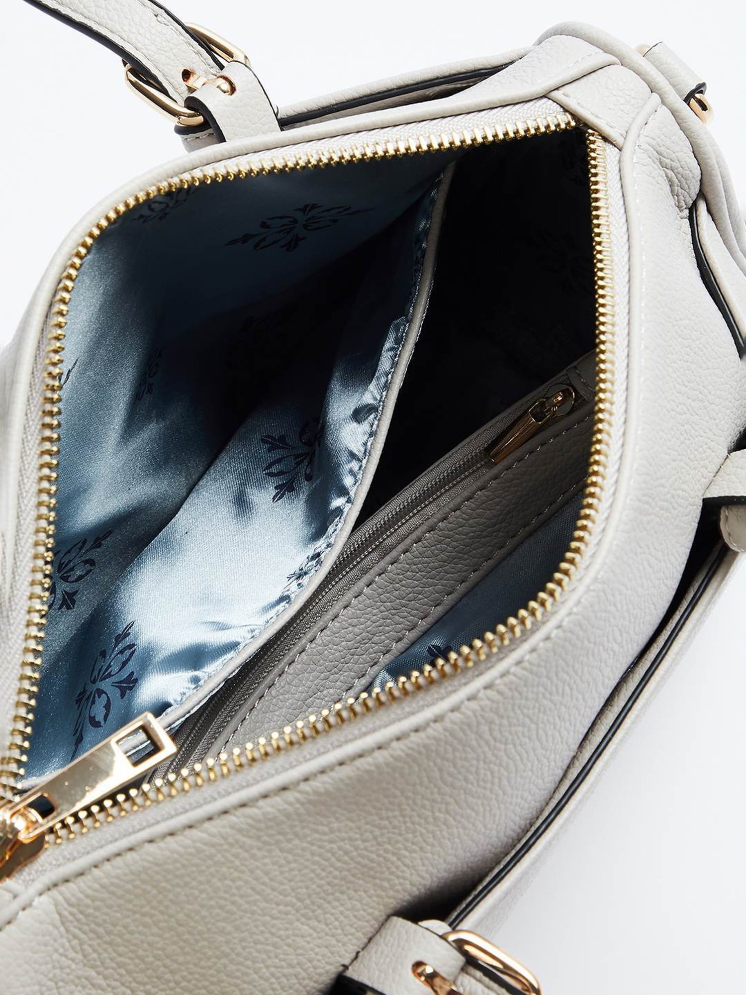 Code by Lifestyle Grey Textured Handbag