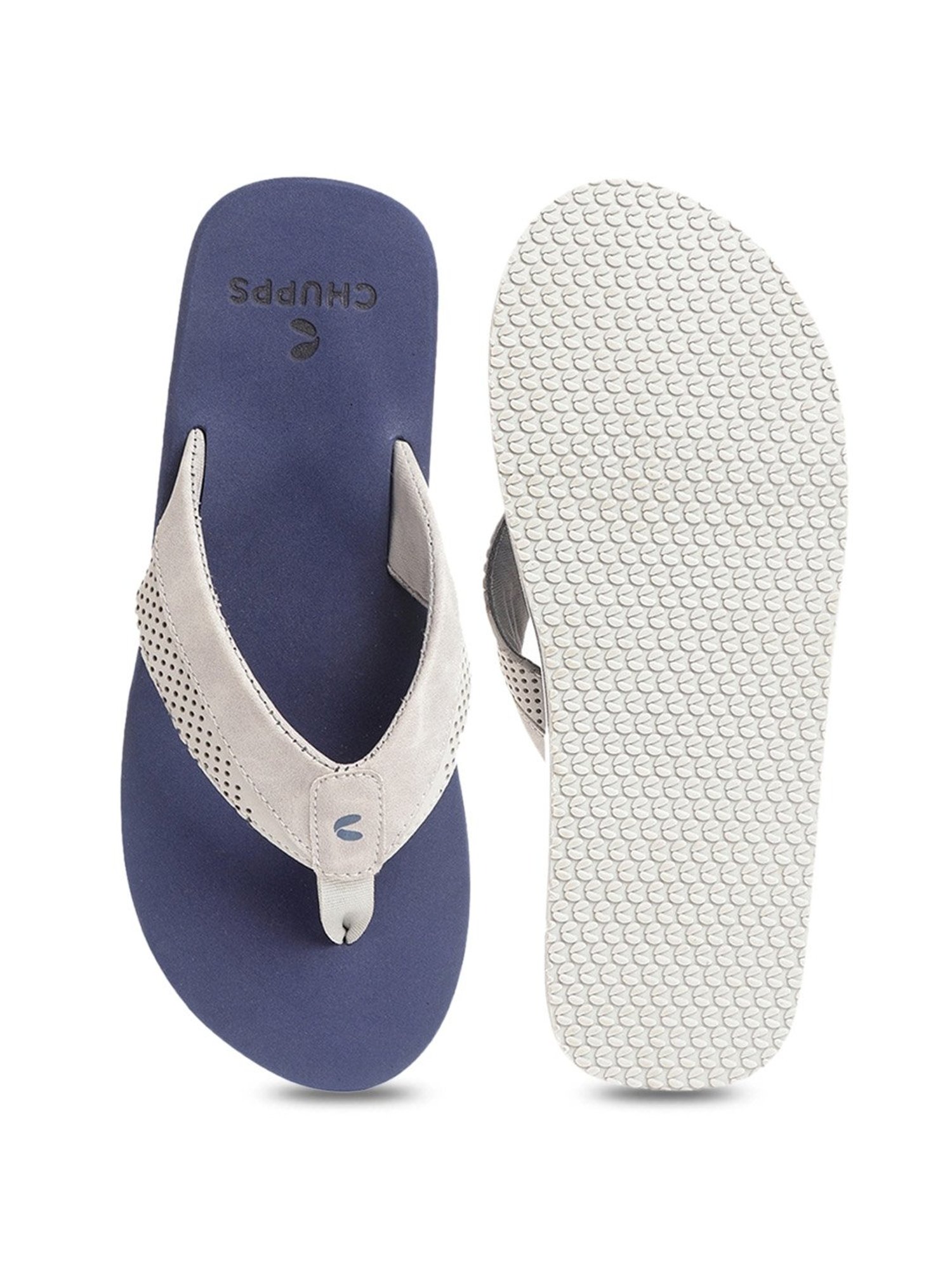 Chupps Men's Blue Flip Flops