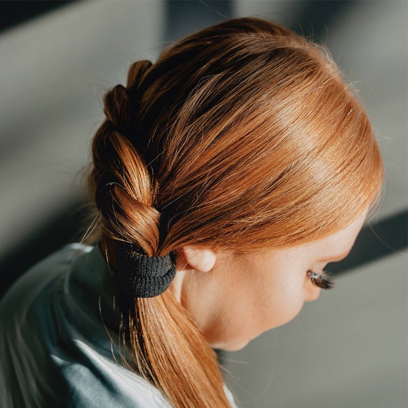 Gimme Clips Thick Hair Bands - Black - 5ct