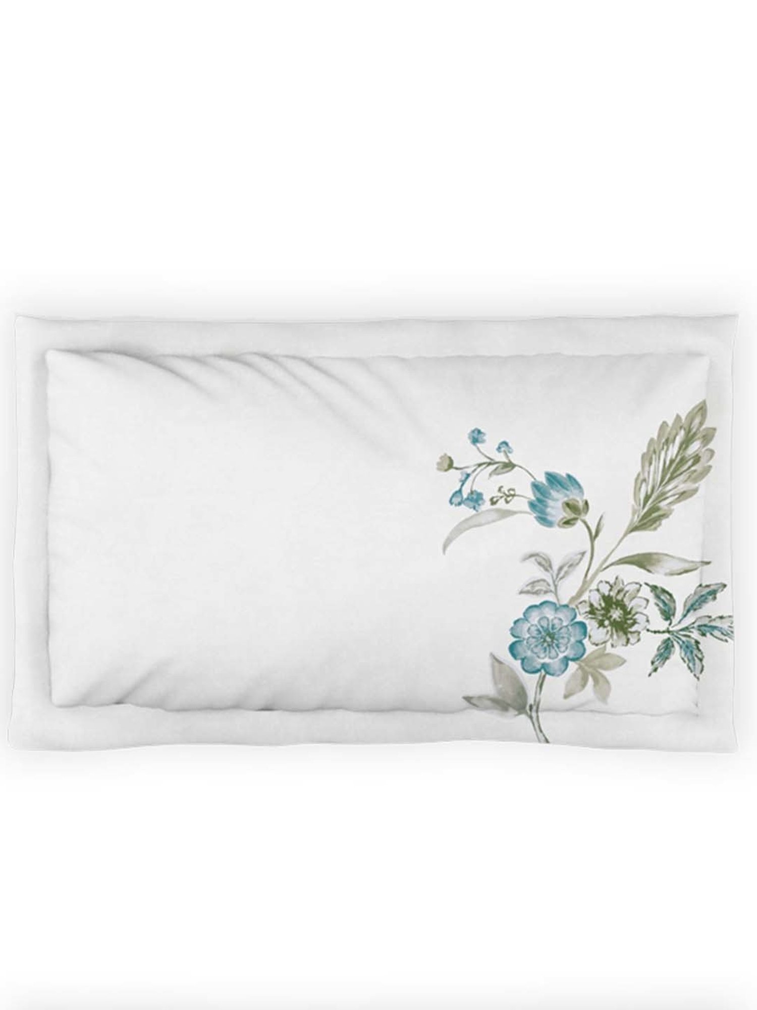 Ddecor Live beautiful Radiance Cobalt 144 TC Cotton Single Bedsheet with 1 Pillow Cover