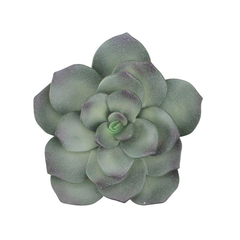 Melrose 6" Succulent Artificial Flower Decoration - Green/Purple