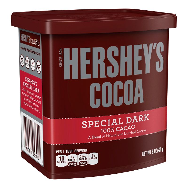 Hershey's Special Dark 100% Cacao Cocoa Powder - 8oz