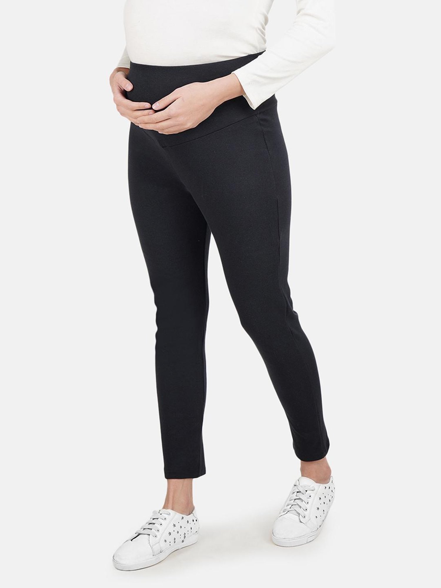 KOI SLEEPWEAR Black Maternity Bottomwear