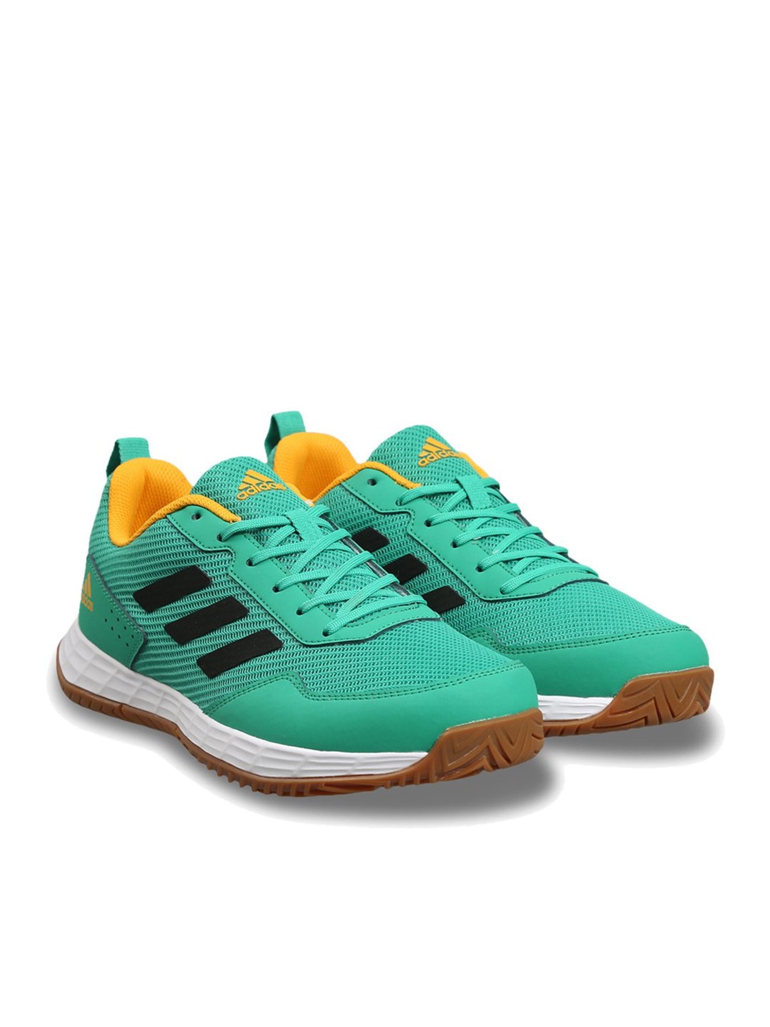 Adidas Men's Faztcort Indoor Star Green Indoor Court Shoes