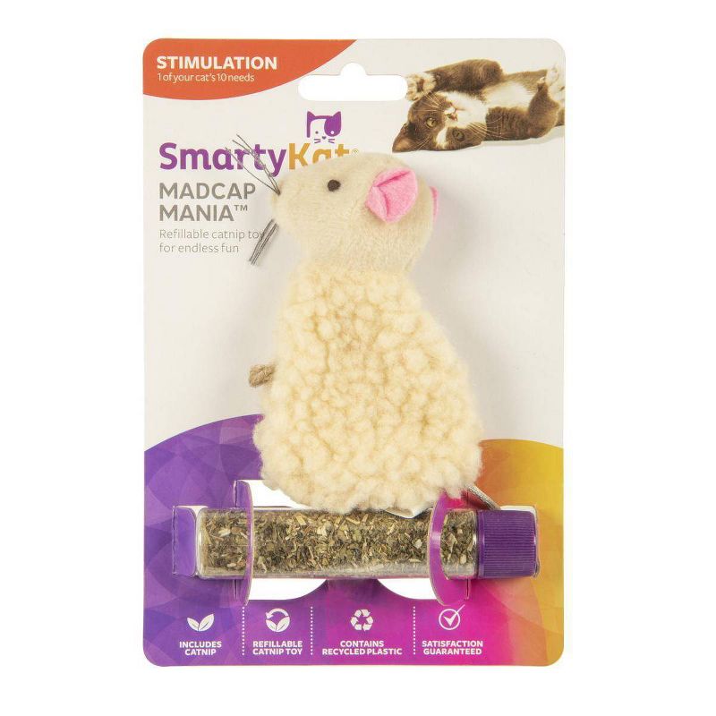 SmartyKat Madcap Mania Catnip Refillable Cat Toy