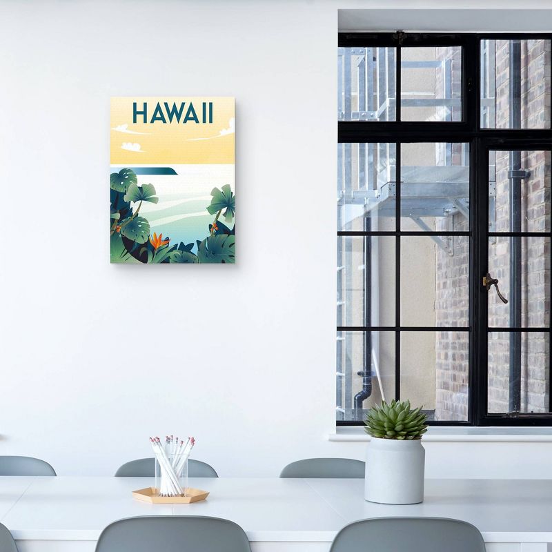 18" x 24" Hawaii by Omar Escalante Canvas Art Print - Masterpiece Art Gallery