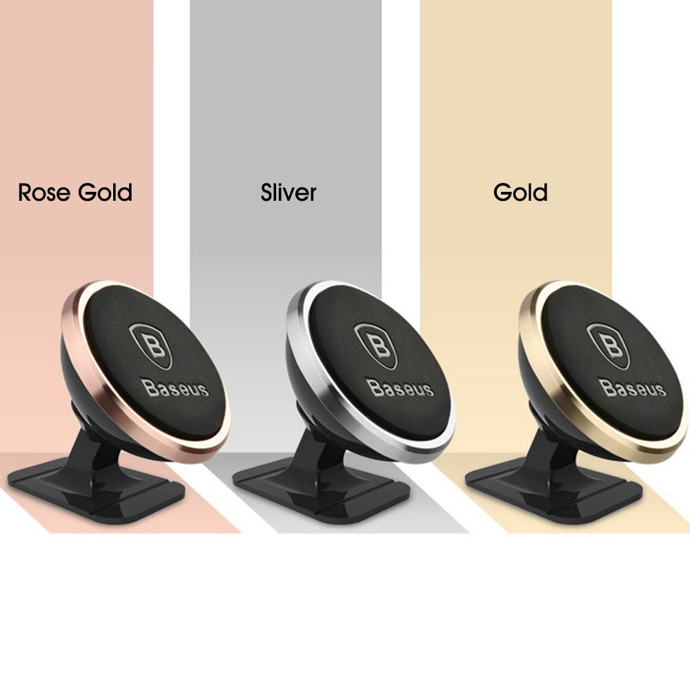 Baseus Cell Phone Holder for Car Windshield Air Vent Car Phone Mount Paste 360 Degree Rotation Suction Cup Dashboard Phone Holder Car Mount Wide Compatible with Phone