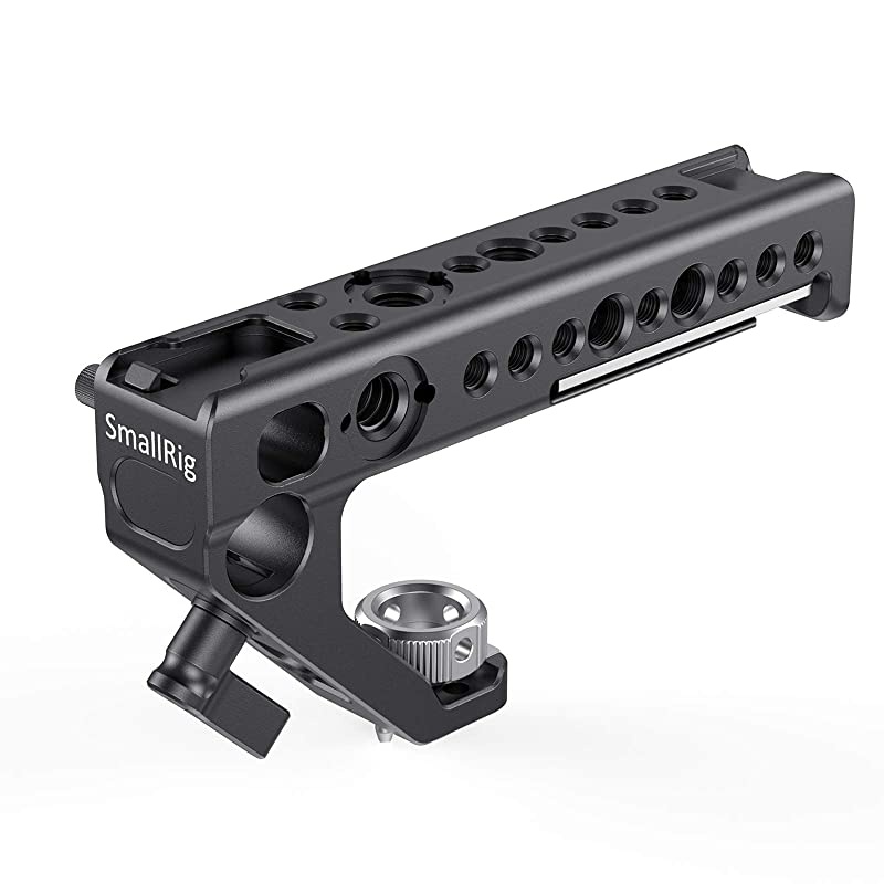 Handle with Locating Hole for ARRI Standard, Anti-Off Designed Cold Shoe Adapter,15mm Rod Clamp - 2165