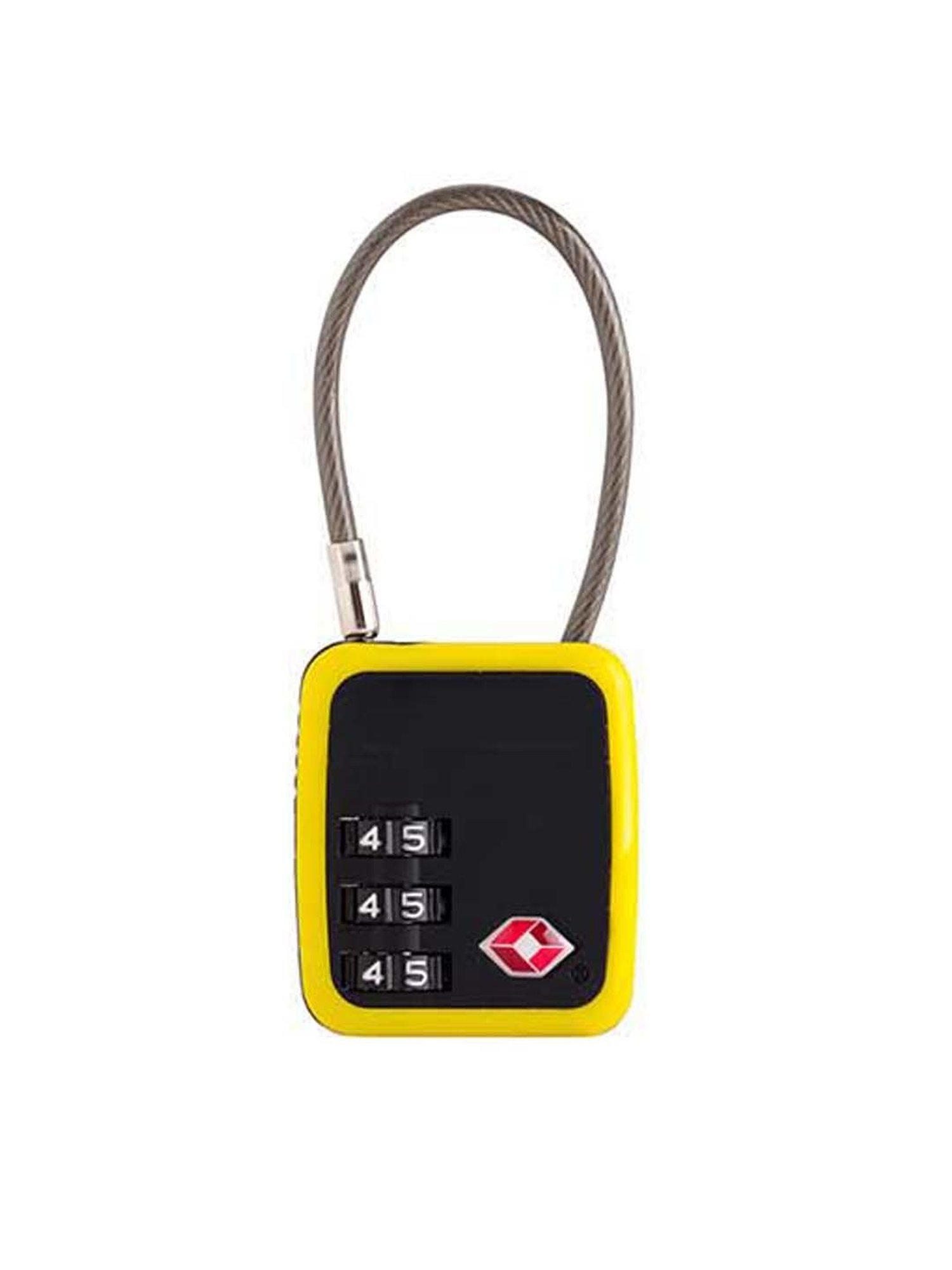 CARPISA Yellow Solid Combination Lock