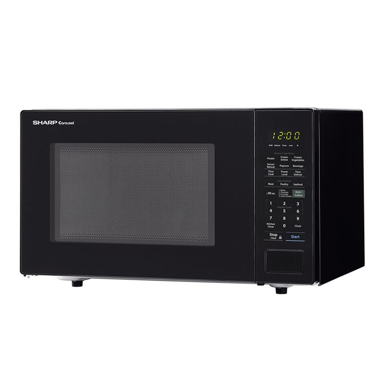 Sharp SMC1441CB Countertop Microwave Oven 1.4 cu. ft. 1000 Watts, Black (Manufacturer Refurbished)