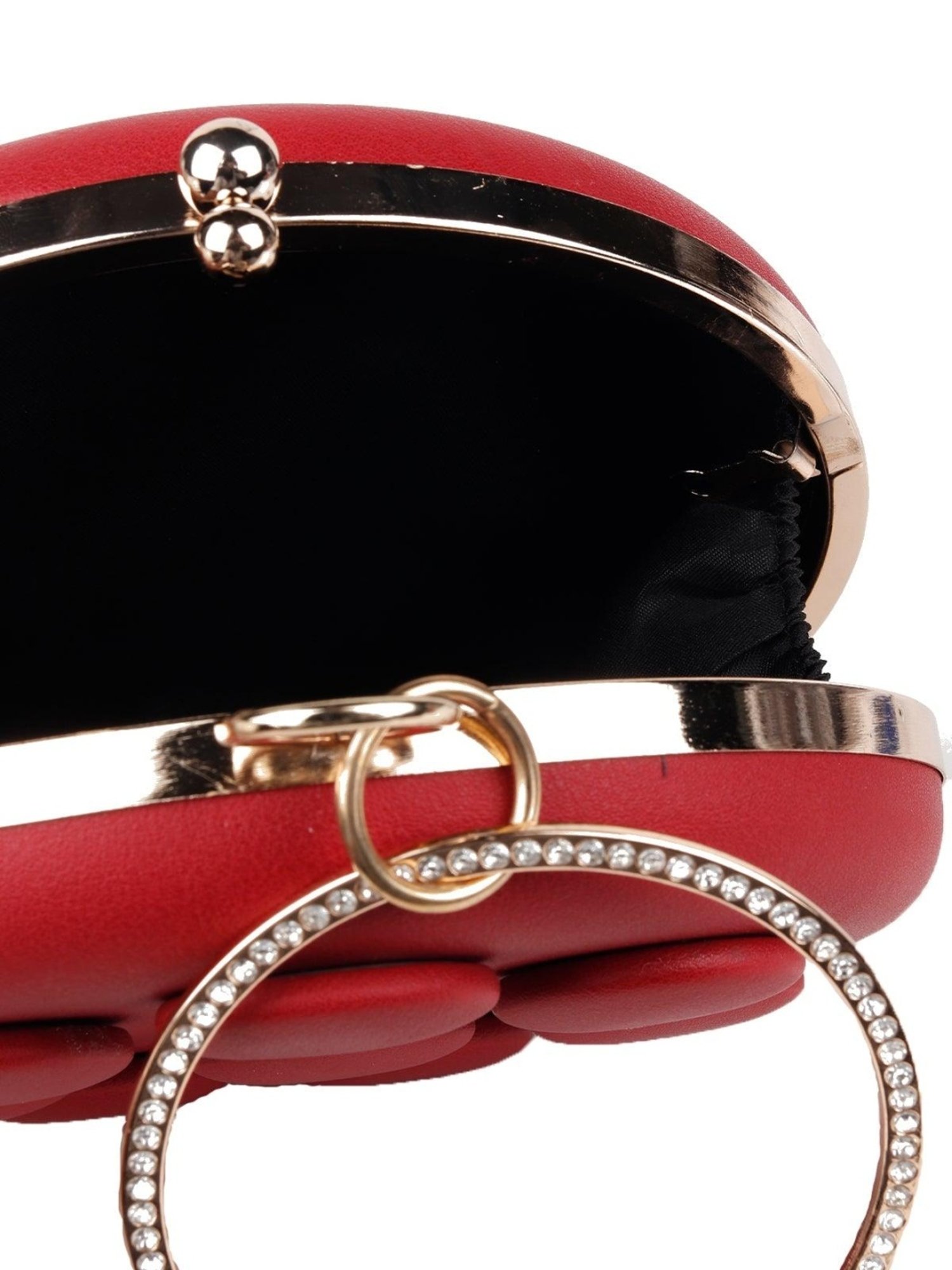 Odette Red Geometric Sling Handbag