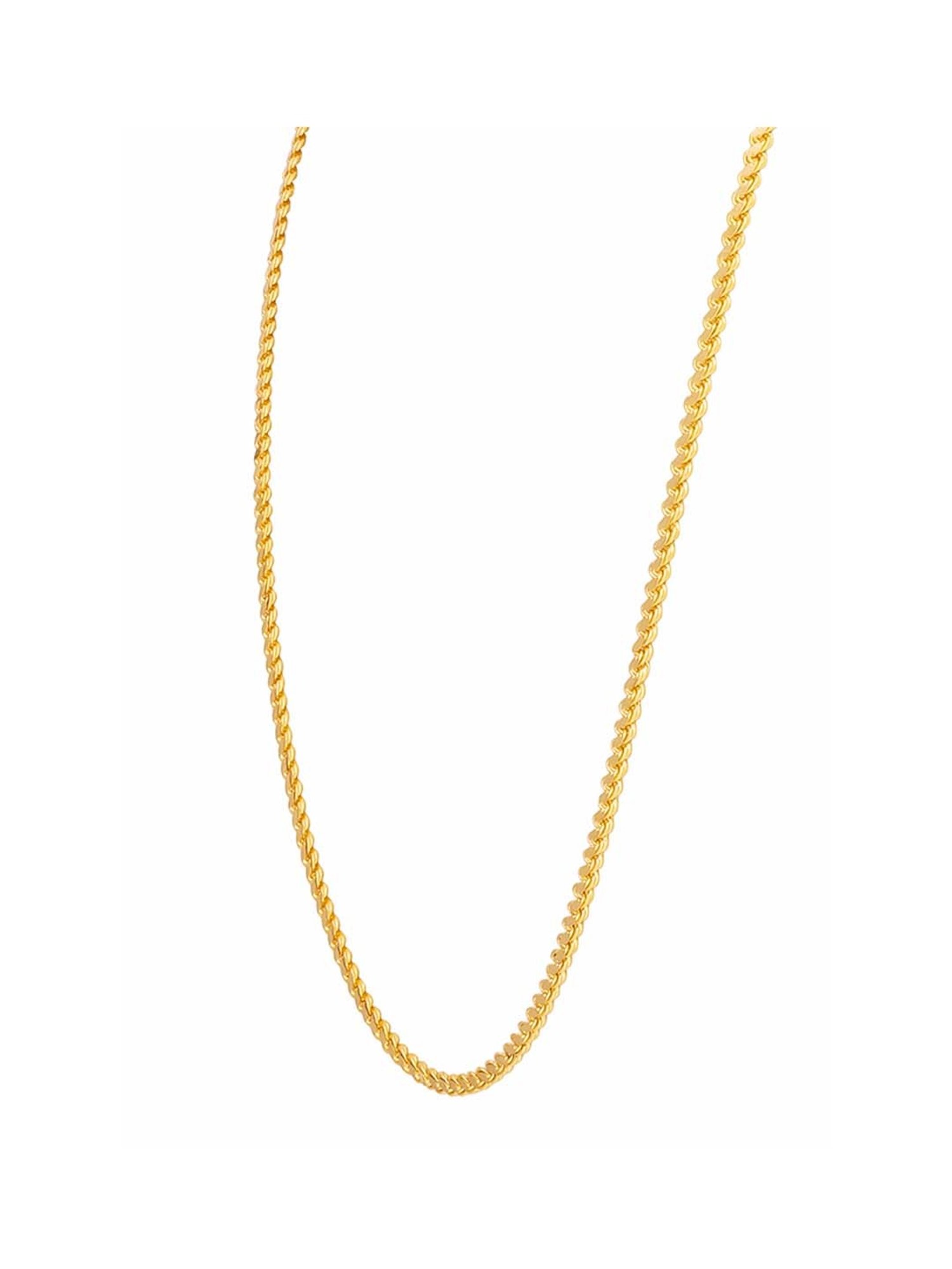 Waman Hari Pethe Jewellers BIS Hallmark 22k Yellow Gold Chain