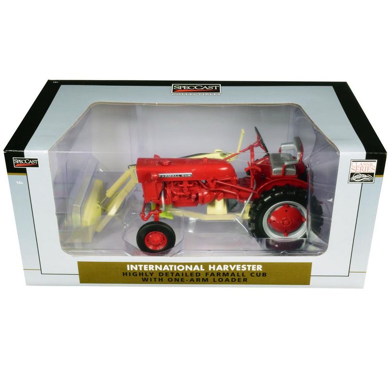 International Harvester Farmall Cub Tractor with One-Arm Loader "Classic Series" 1/16 Diecast Model by SpecCast