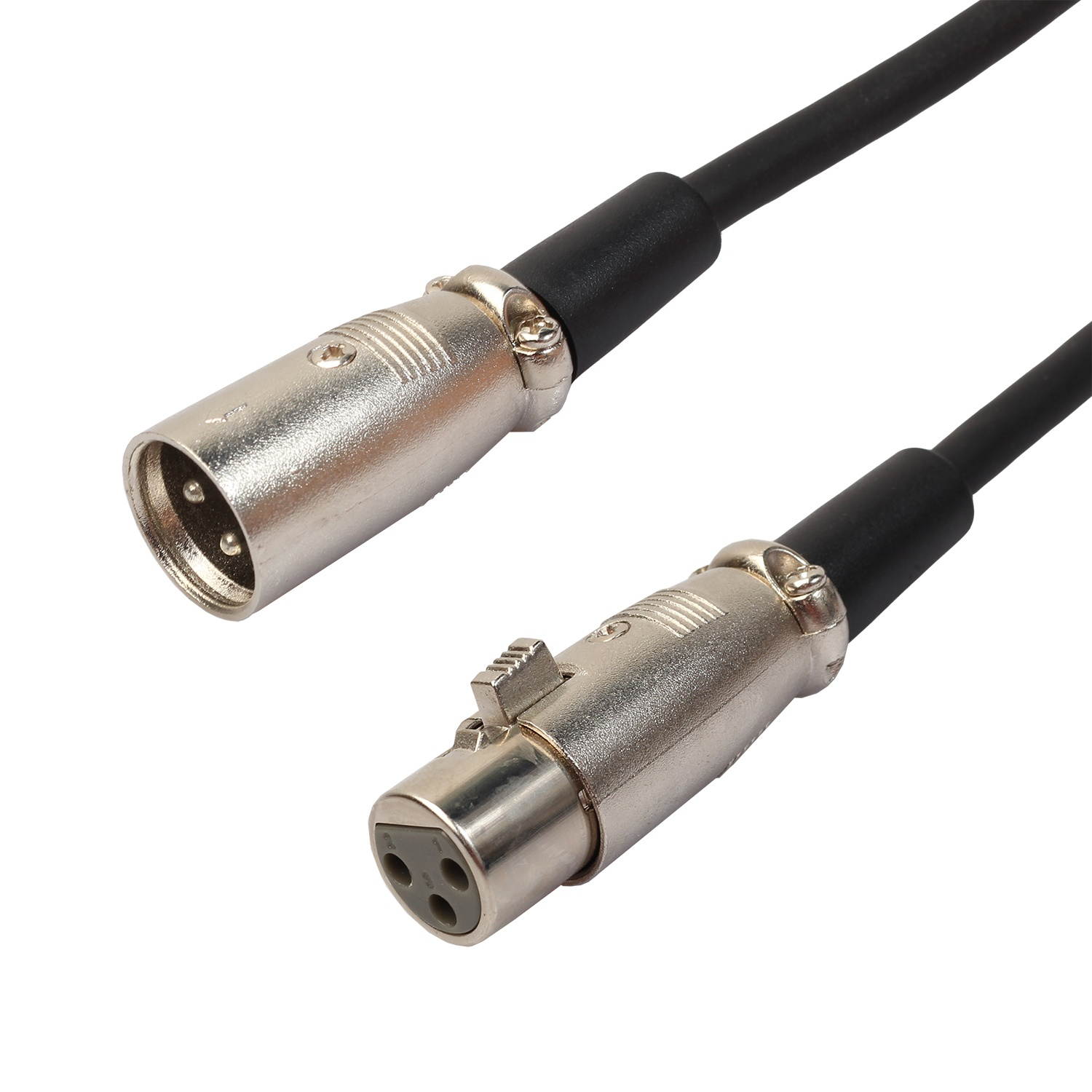 REXLIS 1.8/ 3M 3-Pin XLR Male To XLR Female Microphone Audio Cable 3M