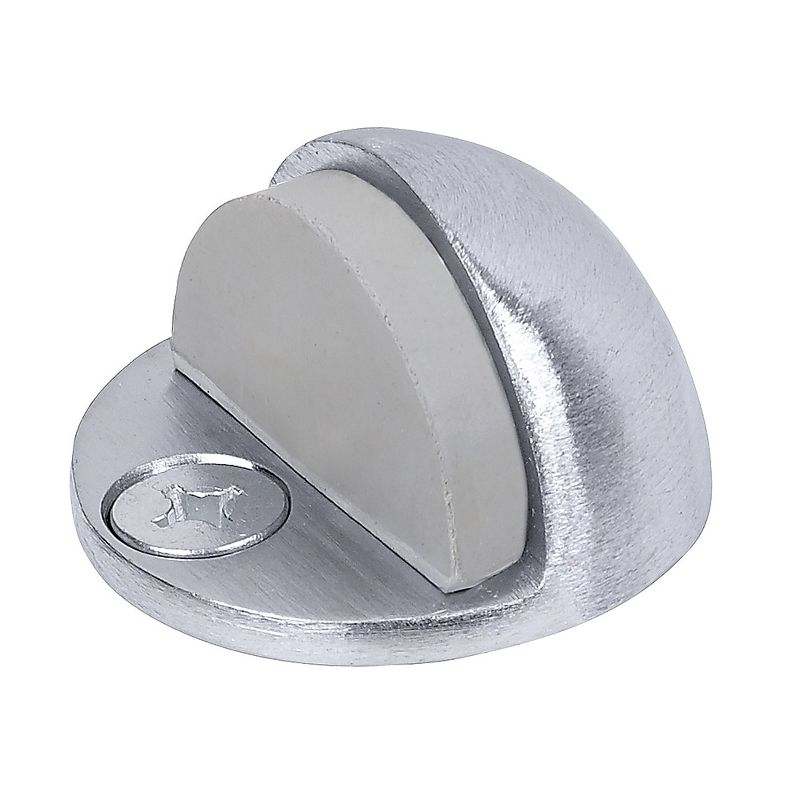 Tell Manufacturing Tell Low Dome Floor Stop, Satin Chrome Finish DT100033