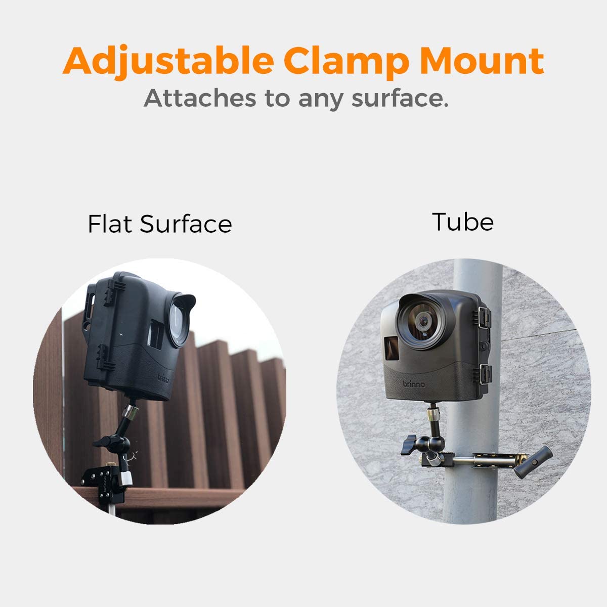 Brinno Construction Trio Bundle Pack BCC2000, Up to 1 Year Battery Life, Perfect for Construction and Outdoor Security, 1080P FHD - Includes Flexible Clamp Mount and Weather Resistant Outdoor Housing