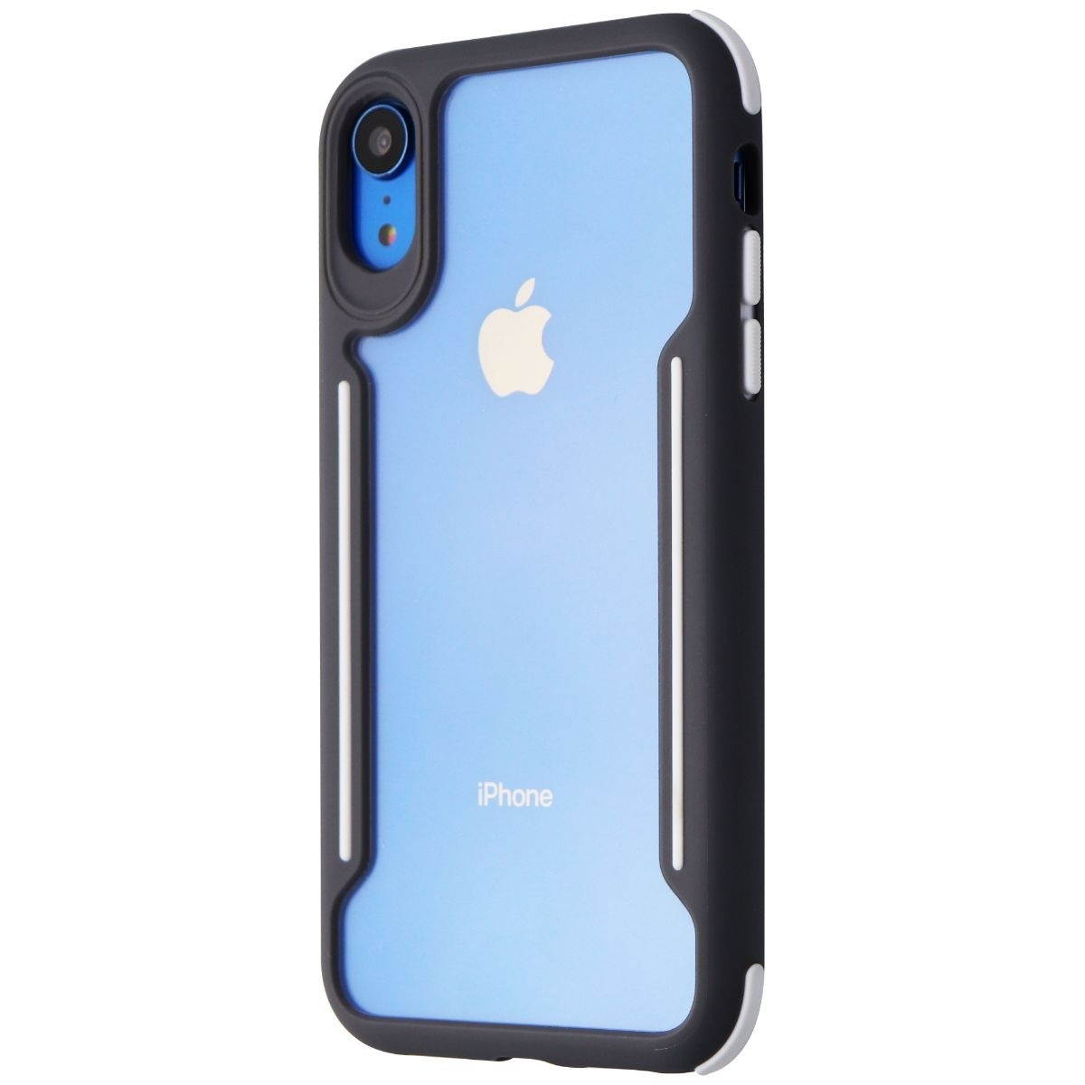 Verizon Slim Guard Clear Grip Case for iPhone XR - White / Gray